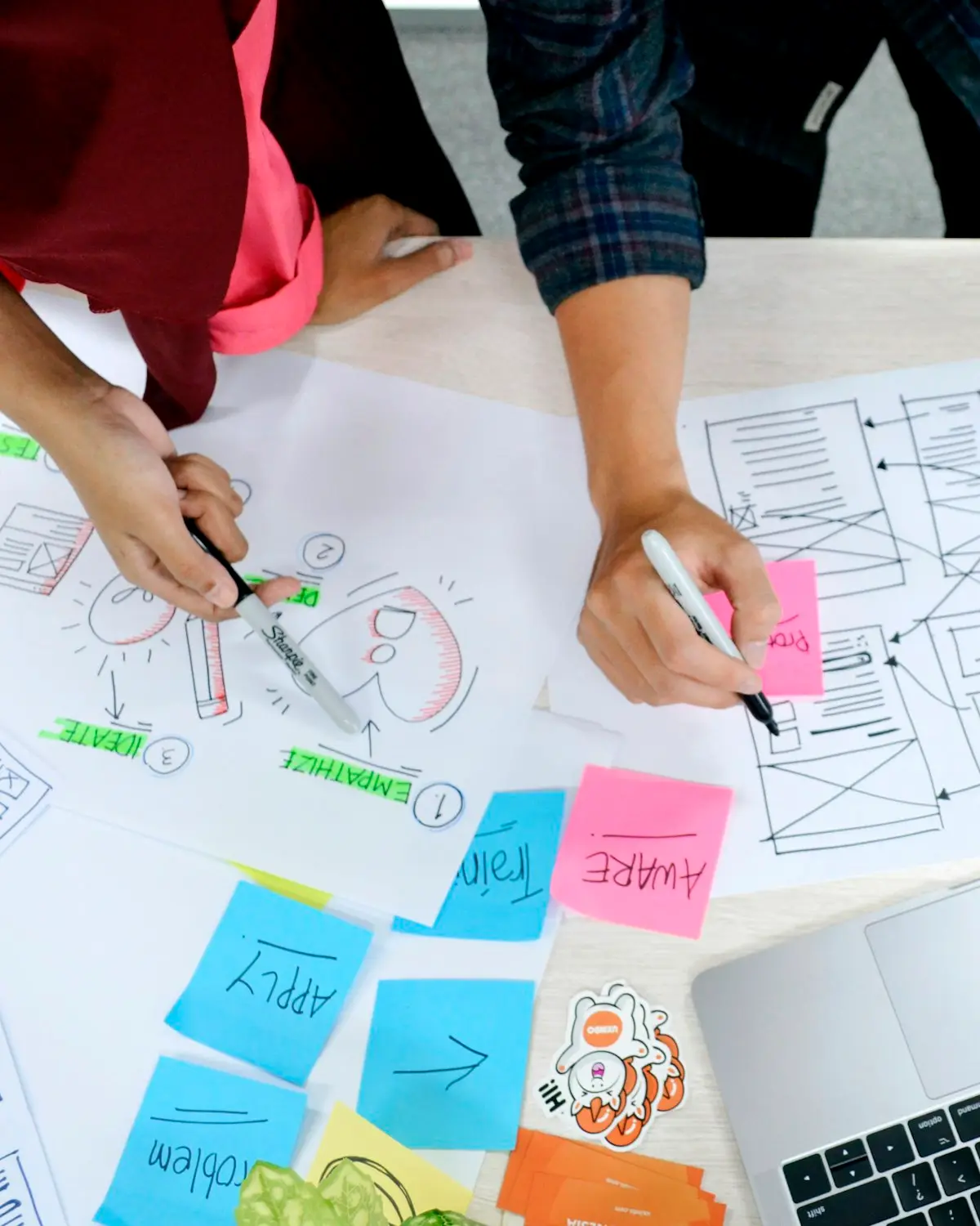 A brand workshop in progress